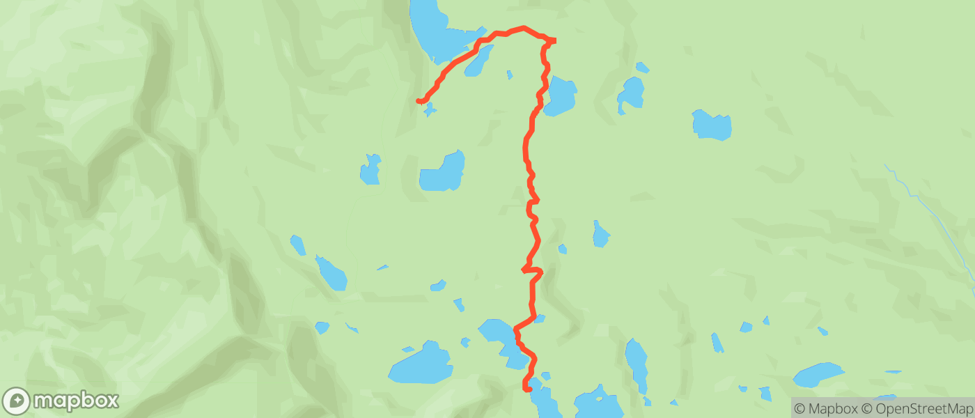 Map for Grandaddy Trails - Day 2