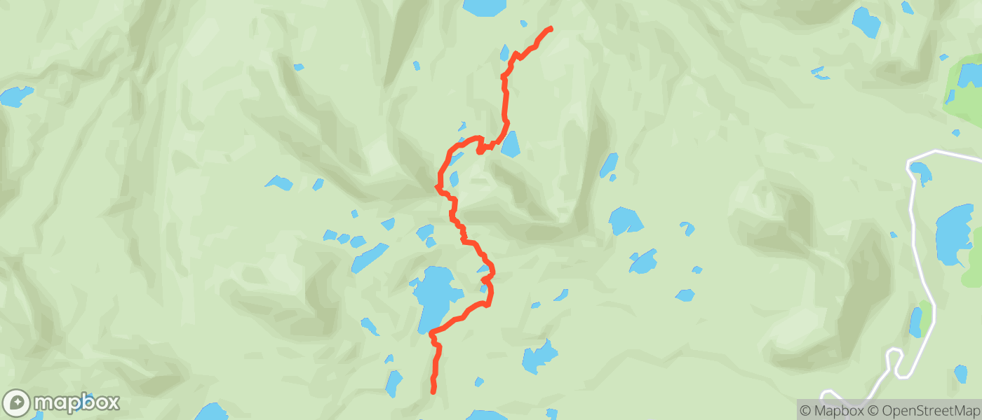 Map for Ruth Lake through hike - Day 3